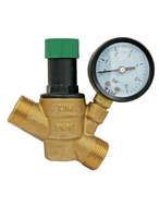 Редуктор давления TIM FF 1/2"*MM 3/4" с маном [1/30]