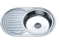 Мойка нержавеющая врезная AQUATTRO с сушилкой, овальная