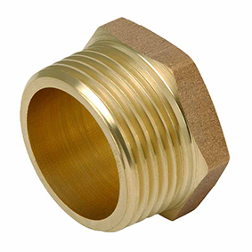 Заглушка, M(НР), латунь