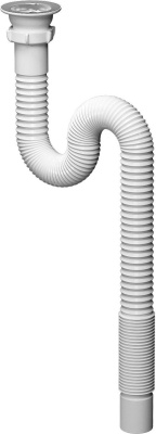Гофросифон AQUATTRO AQF111 1 1/2"х40 1200 мм [1/60]