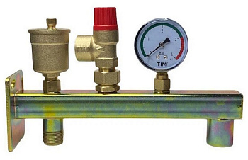 Группа безопасности, TIM, ВР(F), 3/4", 3 атм, под расшир бак, настен крепл[1/6]
