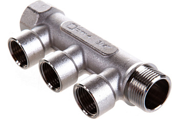 Коллектор FFM 3/4" x 1/2", никел