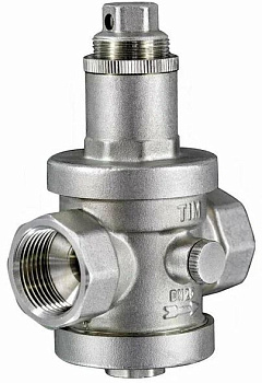 Редуктор давления TIM FF 1/2" х 1/2" никел, под маном [1/30]