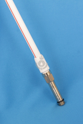 Подводка PPR для смесителя 1/2" x M10вращ г/ш (F1/2"хМ10вращх30)
