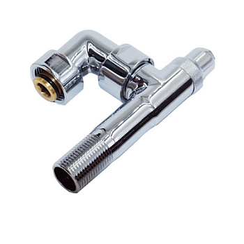 Кран угловой TIM F3/4" x M1/2", хром [1/20]