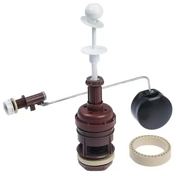 Арматура для бачка AQUATTRO шток пласт, бок под шар клап, выс 270-390, комп [1/20]