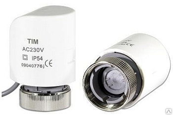 Сервопривод для теплого пола TIM M315NC M30 x 1,5, норм закр, 230v, 2м [1/60]