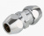 Концевик для жесткой трубки TIM прямой СC (цан-цан) 3/8" x 3/8" [10/200]