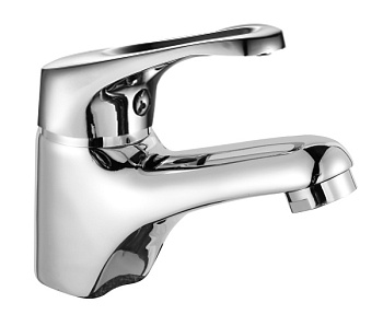 Смеситель для умывальника AQUATTRO Q01-1255 одноруч, изл9см, шпил,ручк-пласт, б/подвод [1/10]