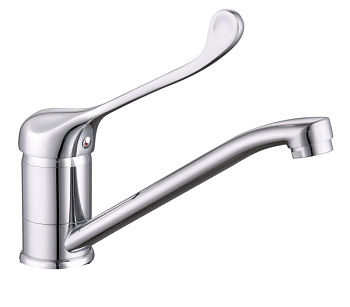 Смеситель для умывальника AQUATTRO Q01-1151 одноруч, изл 15 см, шпил, локт, б/подвод [1/10]