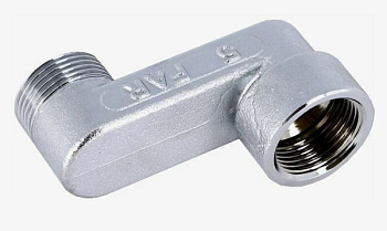 Переходник эксцентрический, MM(НР-НР), никель