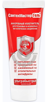 Анаэробный гель СантехМастерГель Красный до 3" 15 г [1/25]