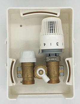 Короб регулировочный Zeissler,UniboxERTL 3/4"Ограничение температуры обратного потока,термостат[1/8]
