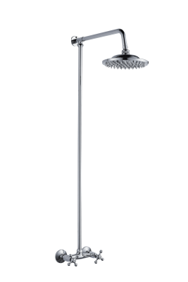 Душевой гарнитур AQUATTRO Q01-7009 тропич душ, смес двуруч., хром [1/4]