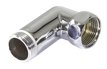 Соединение полотенцесушителя угловое TIM F3/4" x M1/2", хром, пара [1/20]