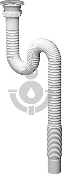 Гофросифон AQUATTRO AQF111 1 1/2"х40 1200 мм [1/60]