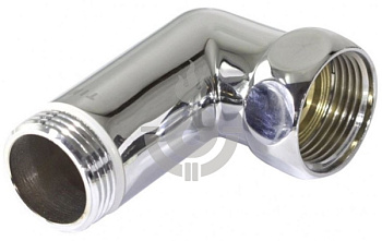 Соединение полотенцесушителя угловое TIM F(ВР) 1/2"хM(НР) 1/2" хром, пара [1/20]