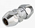 Концевик для жесткой трубки TIM прямой СC (цан-цан) 3/8" x 3/8" [10/200]