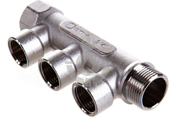 Коллектор FFM 3/4" x 1/2", никел