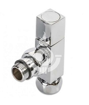 Кран угловой TIM F3/4" x M1/2", хром, квадрат [1/20]