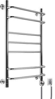 Полотенцесушитель AQUATTRO Электро лесенка 1", (Скоба+П) П4, Ш400хВ600, терморегулятор [1]