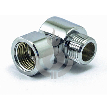 Соединение полотенцесушителя угловое TIM F(ВР) 1/2"хM(НР) 1/2" декоративное, хром, пара [1/20]