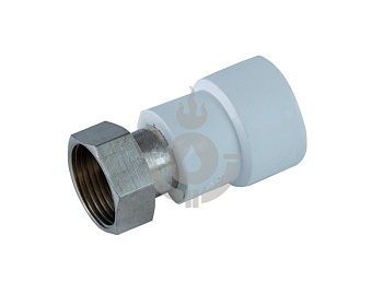 Муфта с накидной гайкой AQUATTRO PPR F (ВР) 25х1" [10/150]